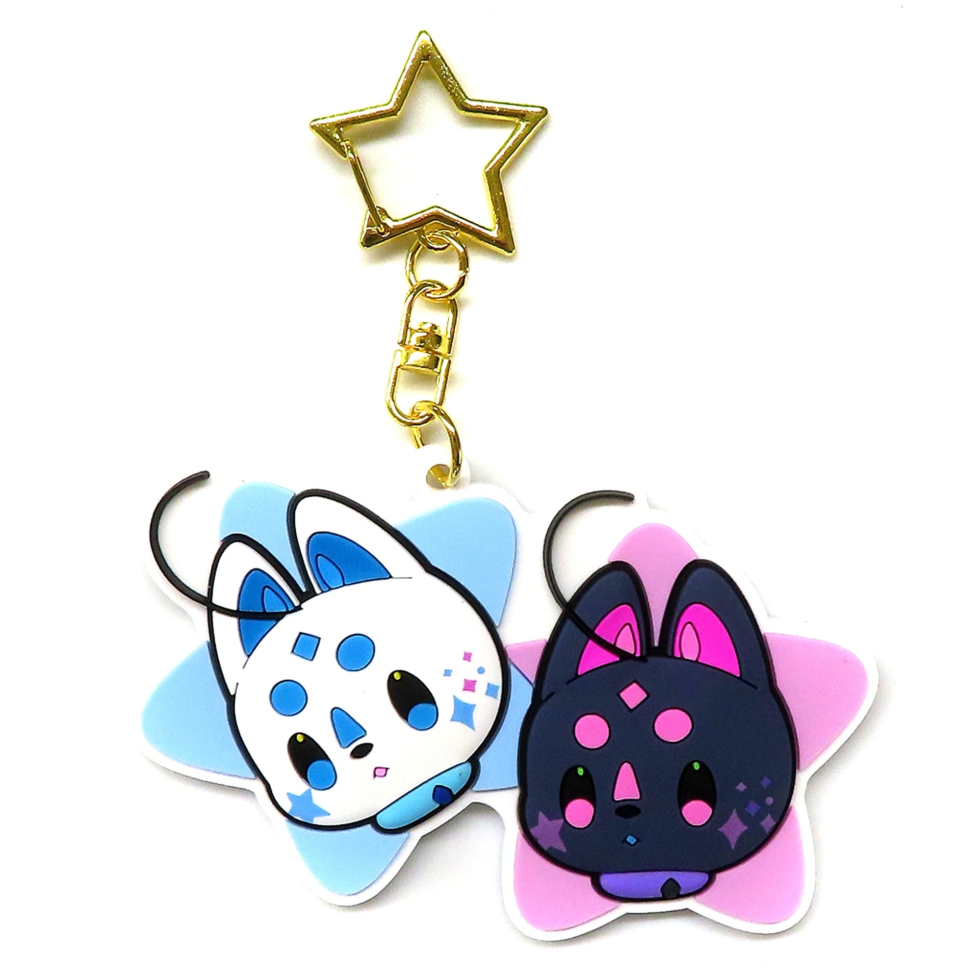 Aeru & Ragu Hololive 3D Rubber Keychain Magical Girl HoloWitch! Ver. Magical Girl HoloWitch! Exhibition in Marui [USED]