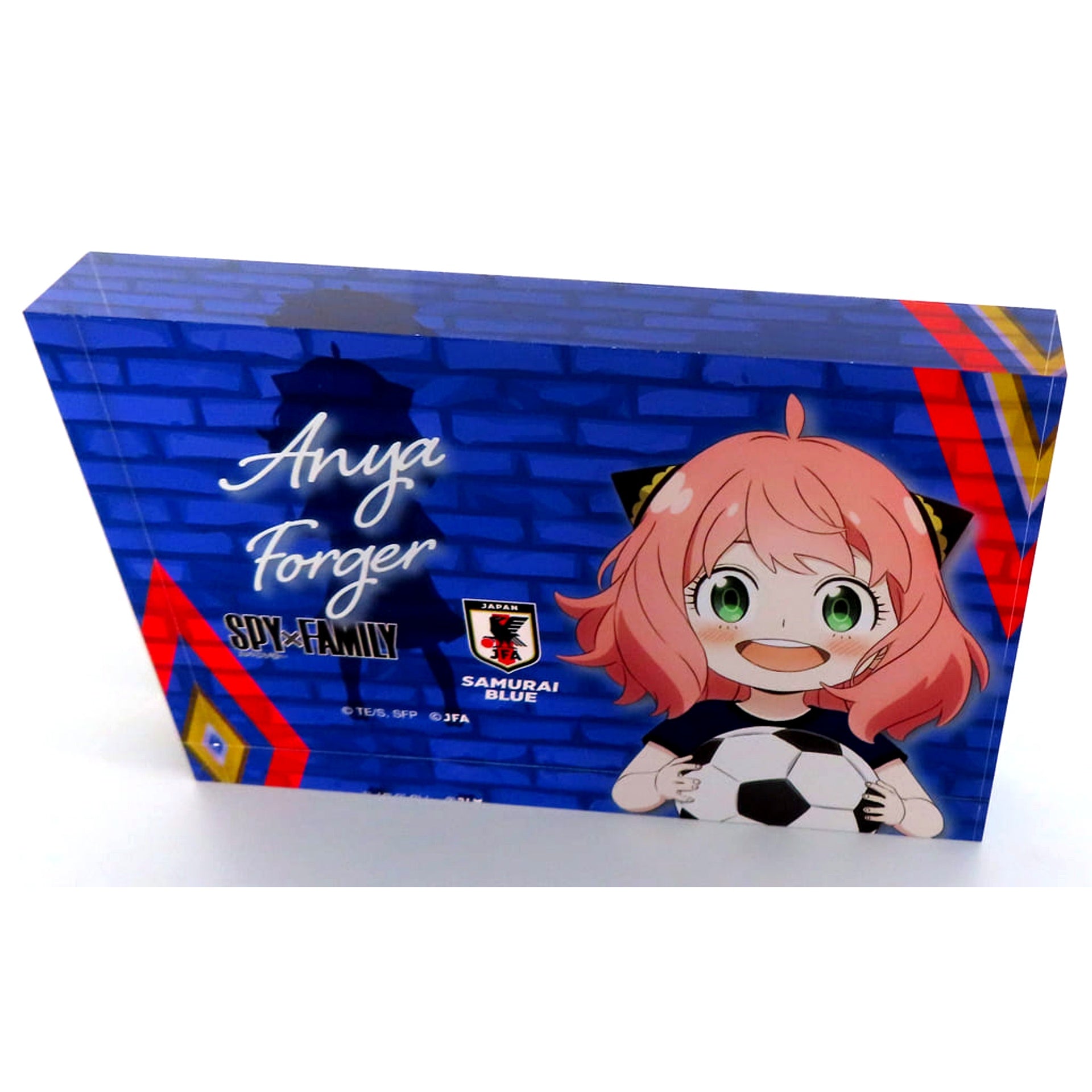 Anya Forger SPY x FAMILY Acrylic Block Japan National Soccer Team Ver. [USED]