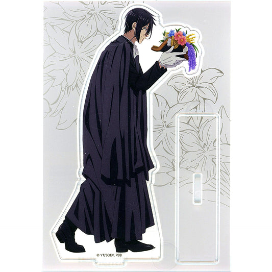 Sebastian Michaelis B-1 Prize Acrylic Stand Plate Kujibikido Black Butler: Public School Arc Online Kuji [USED]