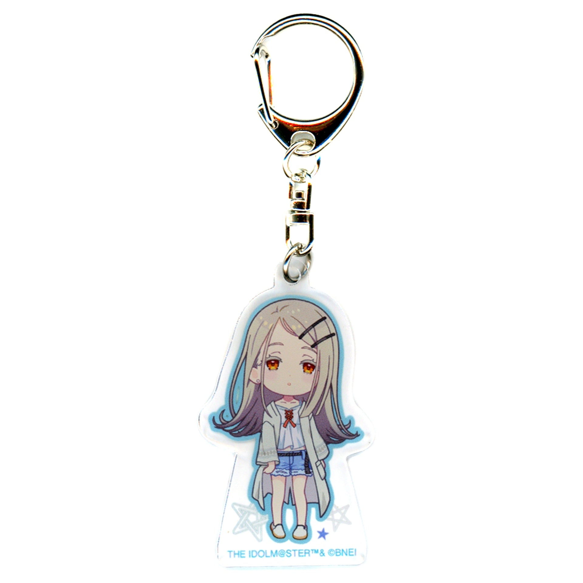 Hiro Shinosawa Chibi Character Acrylic Keychain Kujibikido Gakuen Idolmaster Online Kuji B-4 Prize [USED]