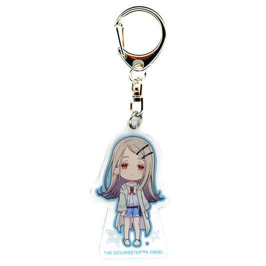 Hiro Shinosawa Chibi Character Acrylic Keychain Kujibikido Gakuen Idolmaster Online Kuji B-4 Prize [USED]