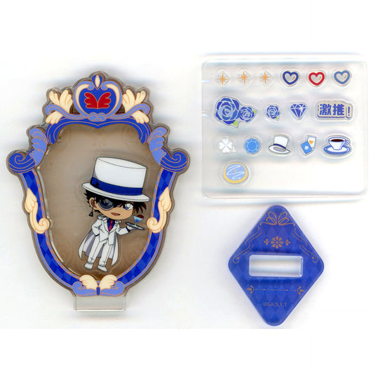 Kaito Kid Detective Conan Gumi Mini Acrylic Stand 2023 Beijing Collabo Cafe China Ltd [USED]