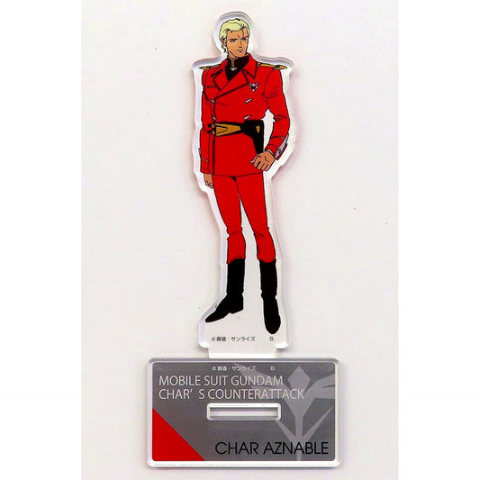 Char Aznable Mobile Suit Gundam Char's Counterattack Acrylic Stand Standard Size [USED]