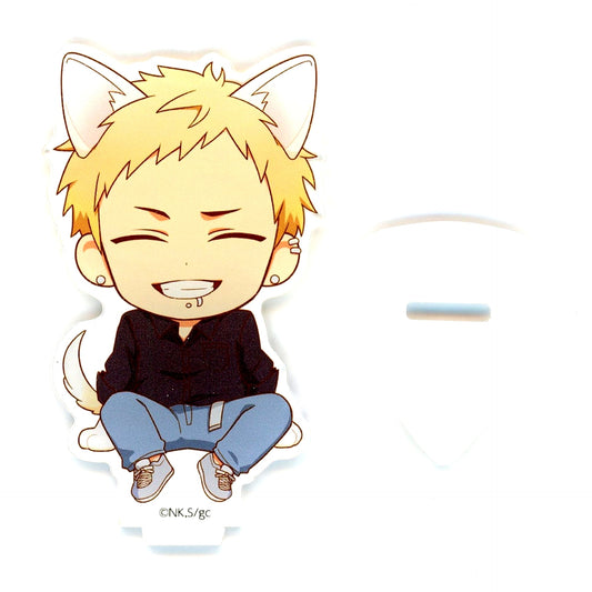 Akihiko Kaji A-4 Prize Mini Character Acrylic Stand Given the Movie: To the Sea in Namjatown Mini Game Uesama's Guitar Lesson [USED]