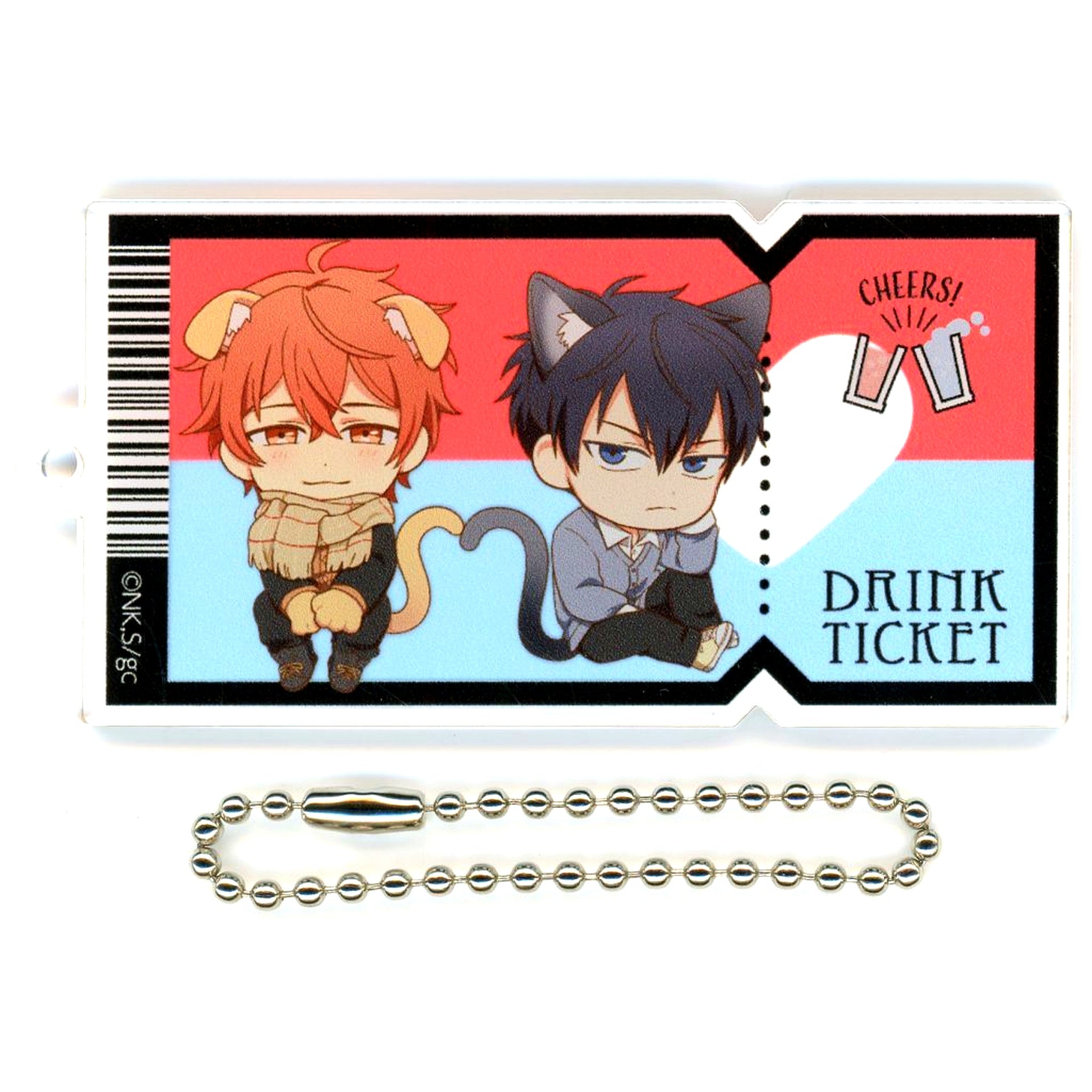Mafuyu Sato & Ritsuka Uenoyama Given The Movie To the Sea in NAMJATOWN Soft Drink Order Bonus Acrylic Keychain [USED]