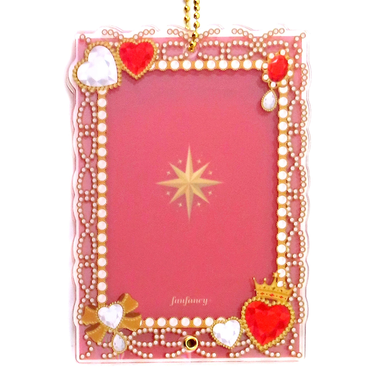 Red fanfancy+ Photo Card Acrylic Frame Antique Bijou Animate Girls Festival 2023 Limited [USED]