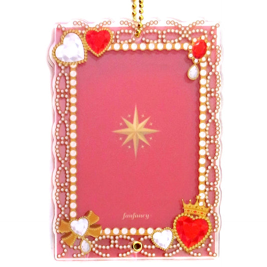 Red fanfancy+ Photo Card Acrylic Frame Antique Bijou Animate Girls Festival 2023 Limited [USED]
