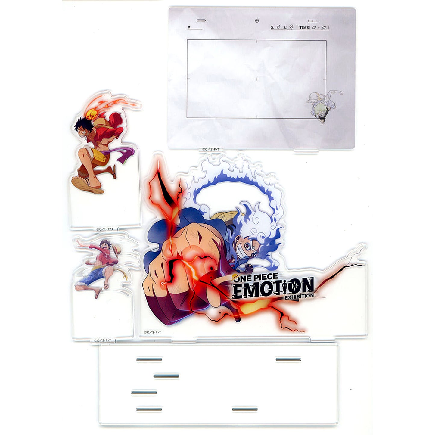 Monkey D. Luffy One Piece Acrylic Diorama ONE PIECE EMOTION [USED]
