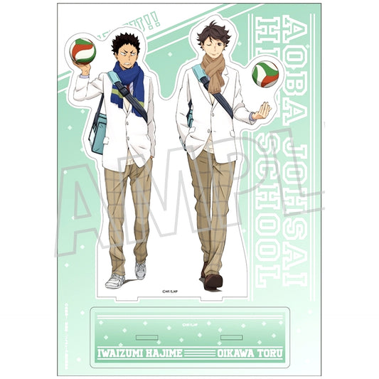 Toru Oikawa & Hajime Iwaizumi Acrylic Stand Haikyu!! [USED]