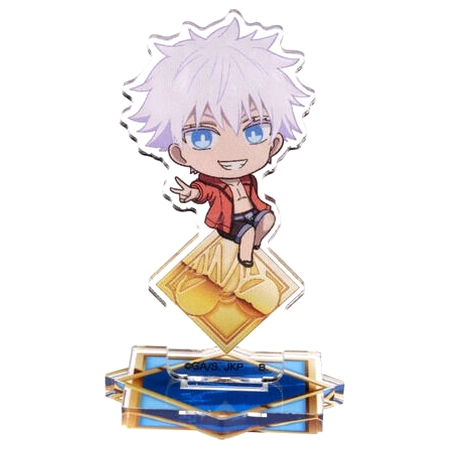 Satoru Gojo - Aloha / Normal Ver. Hapikuro! Jujutsu Kaisen Season 2 Hidden Inventory Premature Death Chokon to Nokkari Mini Character Acrylic Stand [USED]