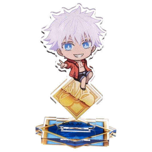 Satoru Gojo - Aloha / Normal Ver. Hapikuro! Jujutsu Kaisen Season 2 Hidden Inventory Premature Death Chokon to Nokkari Mini Character Acrylic Stand [USED]
