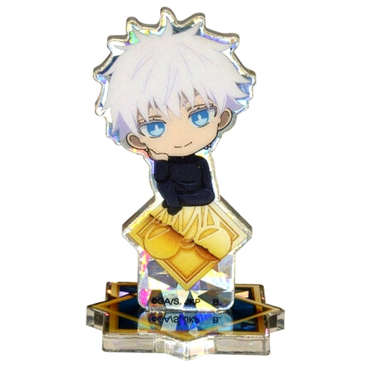 Satoru Gojo Uniform Hologram Ver. Hapikuro! Chokon to Nokkari Mini Character Acrylic Stand Jujutsu Kaisen Season 2 Hidden Inventory Premature Death [USED]