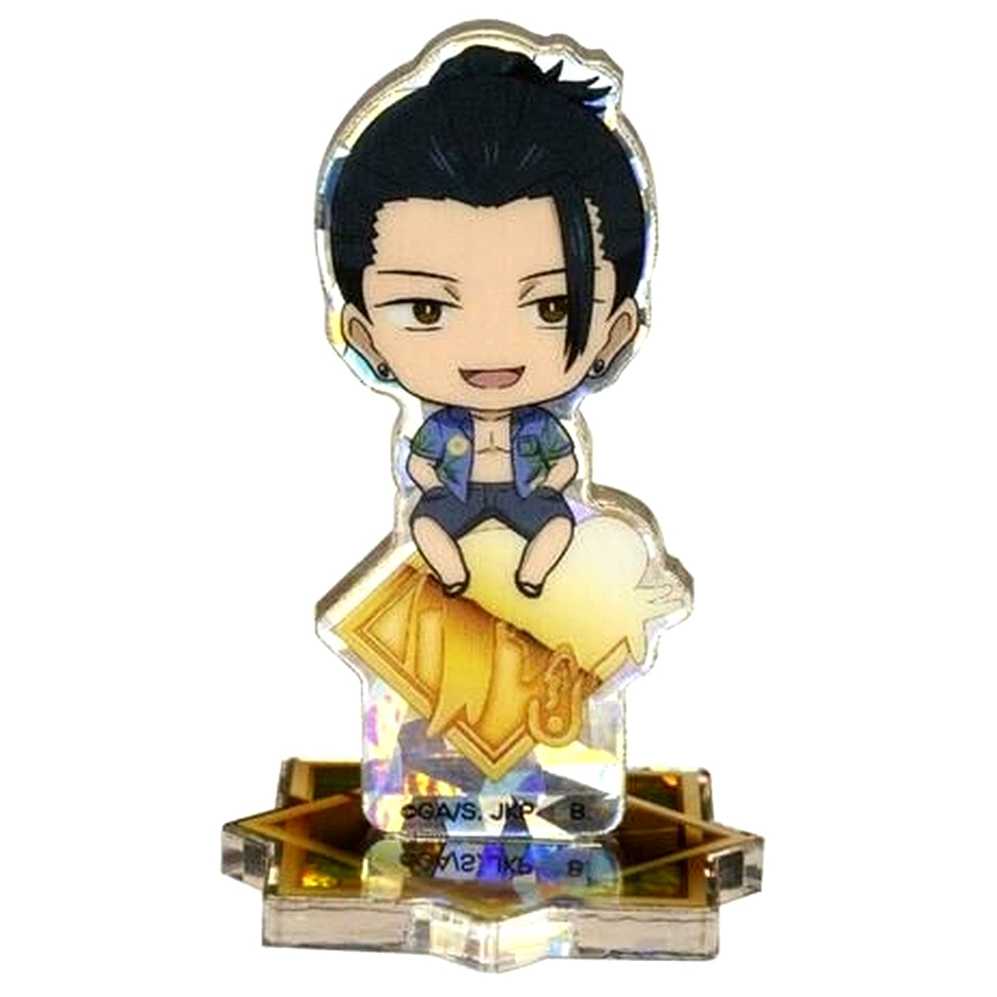 Suguru Geto - Aloha / Hologram Ver. Hapikuro! Jujutsu Kaisen Season 2 Hidden Inventory Premature Death Chokon to Nokkari Mini Character Acrylic Stand [USED]