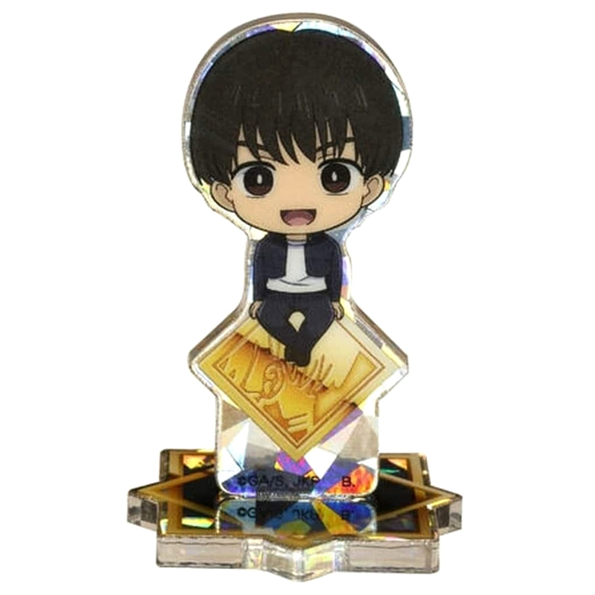 Hapikuro! Jujutsu Kaisen Season 2 Hidden Inventory Yu Haibara Hologram Perched Mini Character Acrylic Stand Acrylic Stands [USED]