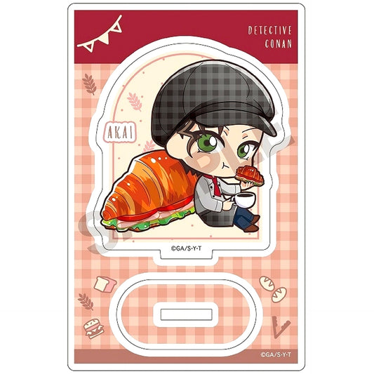 Shuichi Akai Detective Conan Chara Peco Bakery Acrylic Stand [USED]