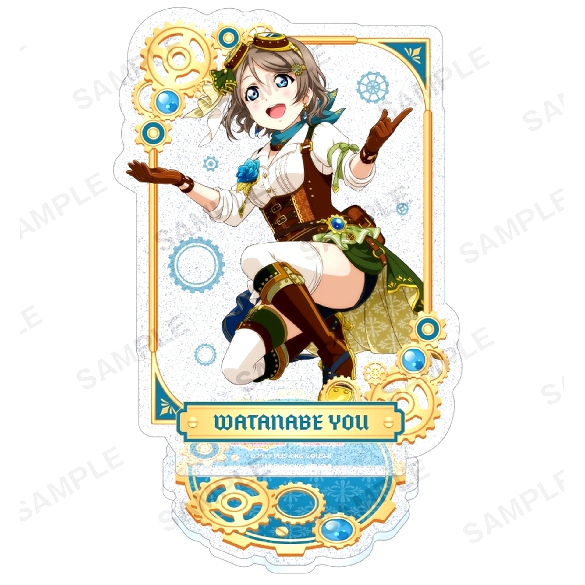 You Watanabe Aqours Steampunk Ver. Kirarin Acrylic Stand Love Live! School Idol Festival [USED]