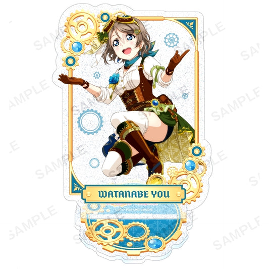 You Watanabe Aqours Steampunk Ver. Kirarin Acrylic Stand Love Live! School Idol Festival [USED]
