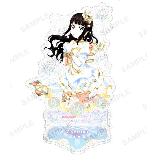 Dia Kurosawa Snow Fairy Ver. Aqours Kirarin Acrylic Stand Love Live! School Idol Festival [USED]
