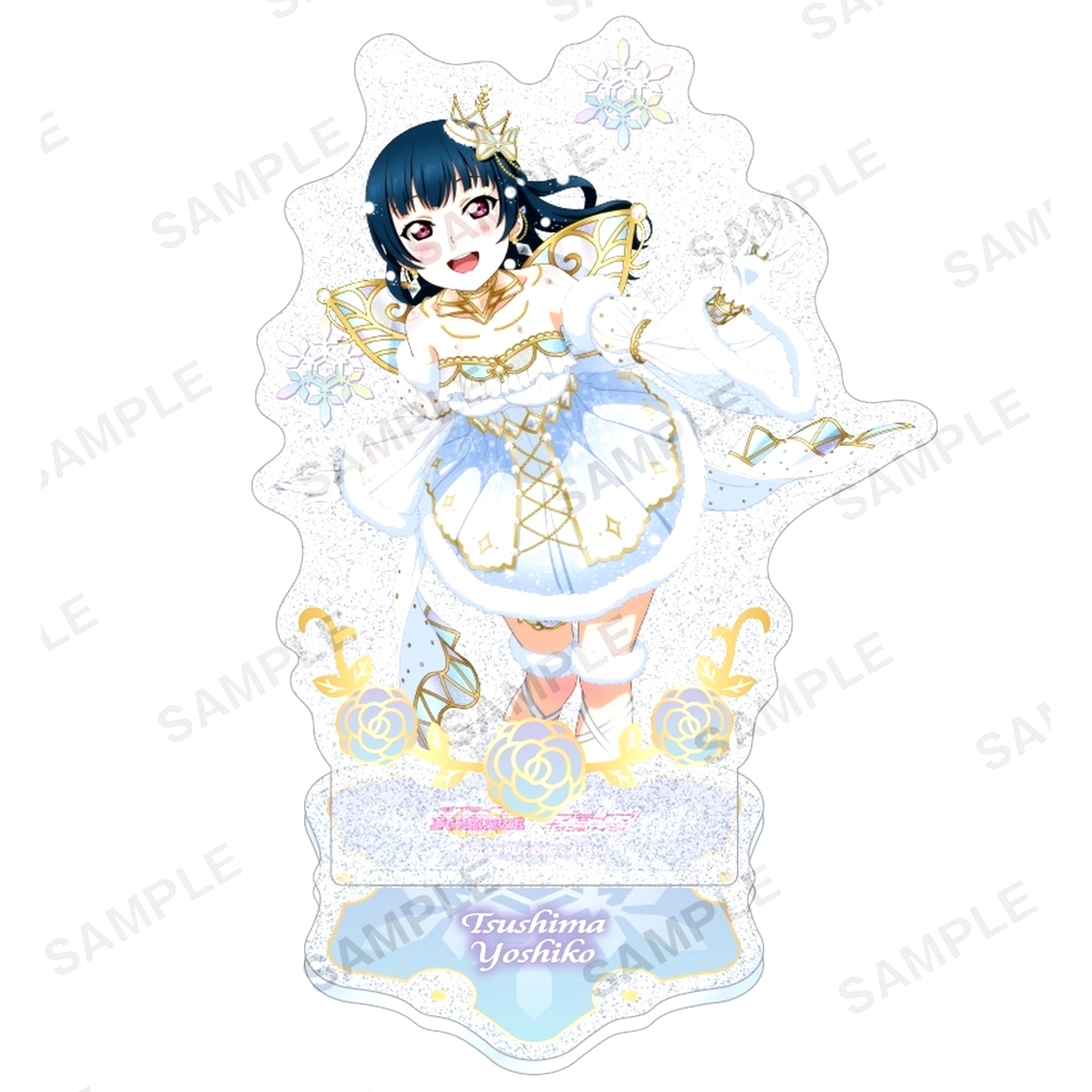 Yoshiko Tsushima Aqours Snow Fairy Ver. Kirarin Acrylic Stand Love Live! School Idol Festival [USED]