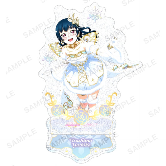 Yoshiko Tsushima Aqours Snow Fairy Ver. Kirarin Acrylic Stand Love Live! School Idol Festival [USED]