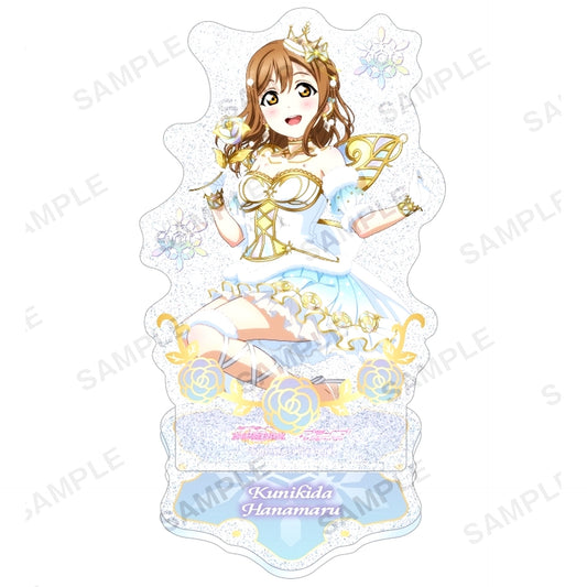 Hanamaru Kunikida Aqours Love Live! School Idol Festival Snow Fairy Ver. Kirarin Acrylic Stand [USED]