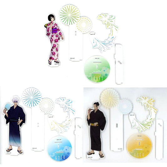 Jujutsu Kaisen: Hidden Inventory/Premature Death Satoru Gojo & Others All 3 Types Set Toho animation Online Kuji Effect Acrylic Diorama Summer Festival Prize A Acrylic Item [USED]