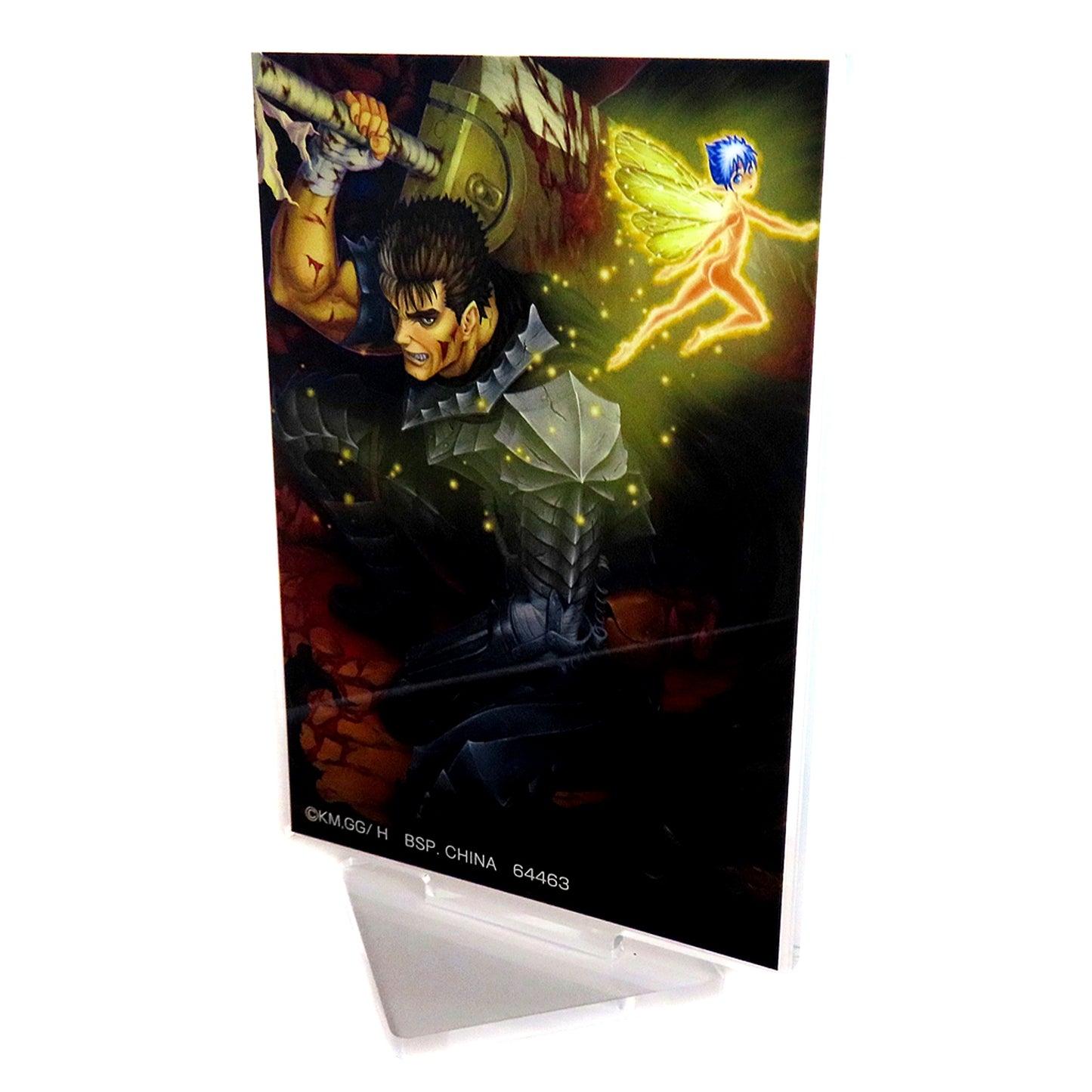 Guts E Prize Acrylic Stand Ichiban Kuji Berserk The Black Swordsman Resisting Fate [USED]