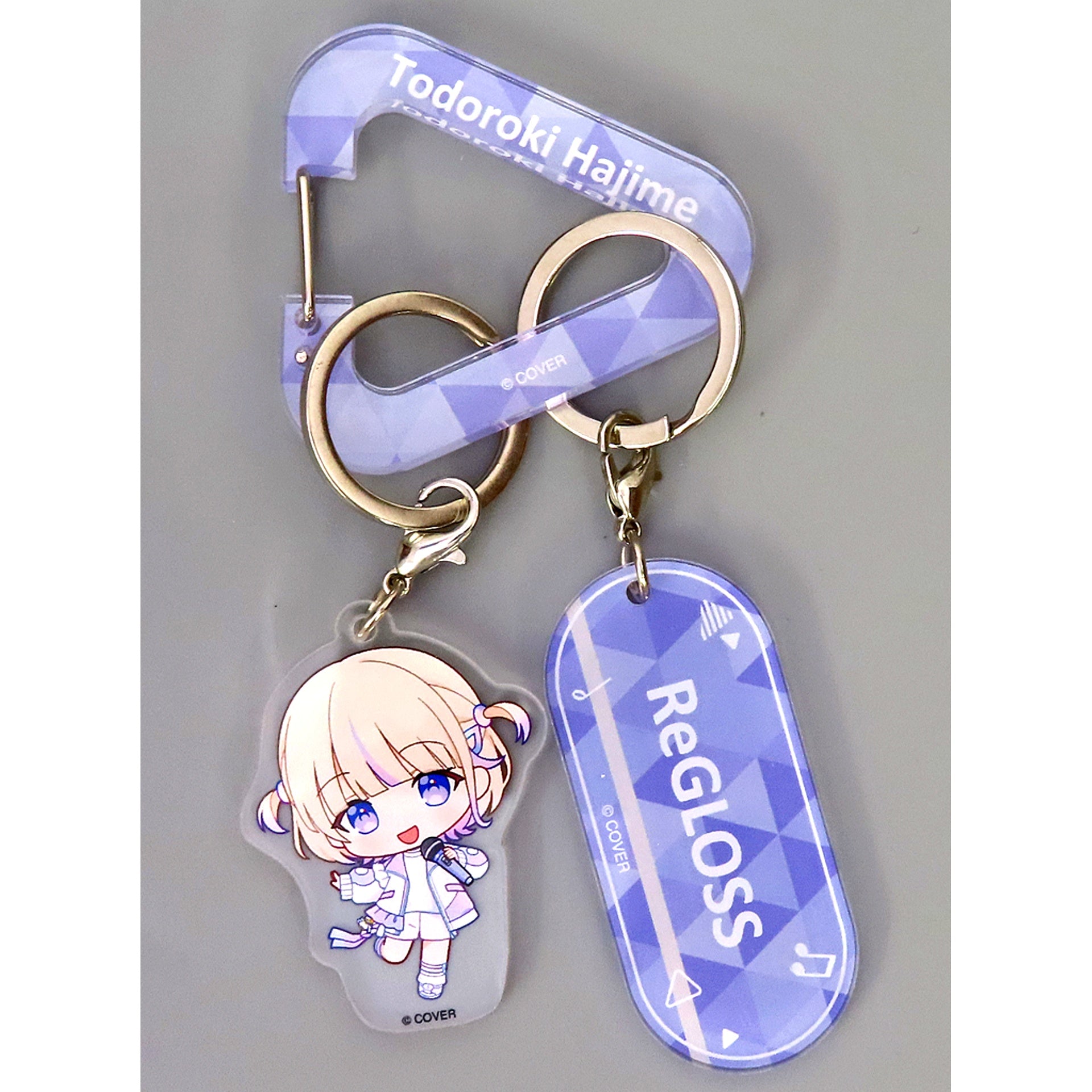 Todoroki Hajime Hololive DEV_IS ReGLOSS Holo mini Vocal Series Carabiner Charm [USED]