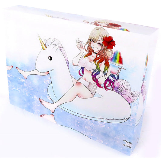 Marin Kitagawa Shaved Ice Acrylic Block My Dress-Up Darling Chinese Restaurant [USED]