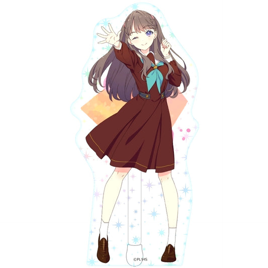 Megumi Fujishima Hologram Ver. DokoSuta Acrylic Stand Love Live! Hasunosora Girls' High School Idol Club [USED]