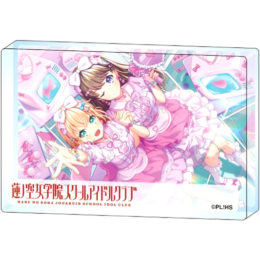 Kaho Hinoshita & Megumi Fujishima A. Mini Acrylic Block Love Live! Hasunosora Girls' High School Idol Club [USED]