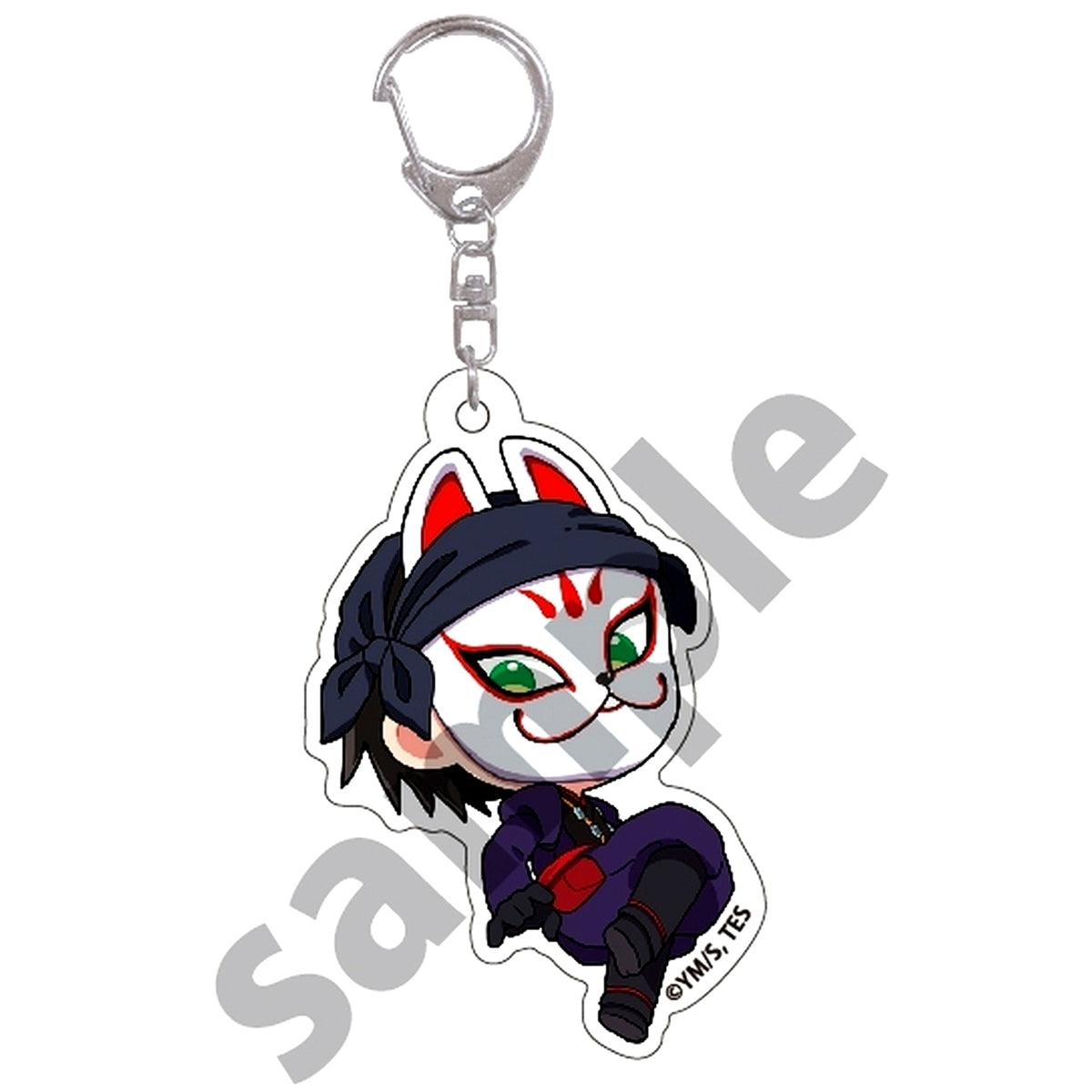 Genba Kazama Trading Acrylic Keychain The Elusive Samurai [USED]