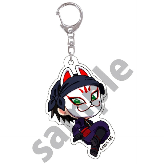 Genba Kazama Trading Acrylic Keychain The Elusive Samurai [USED]