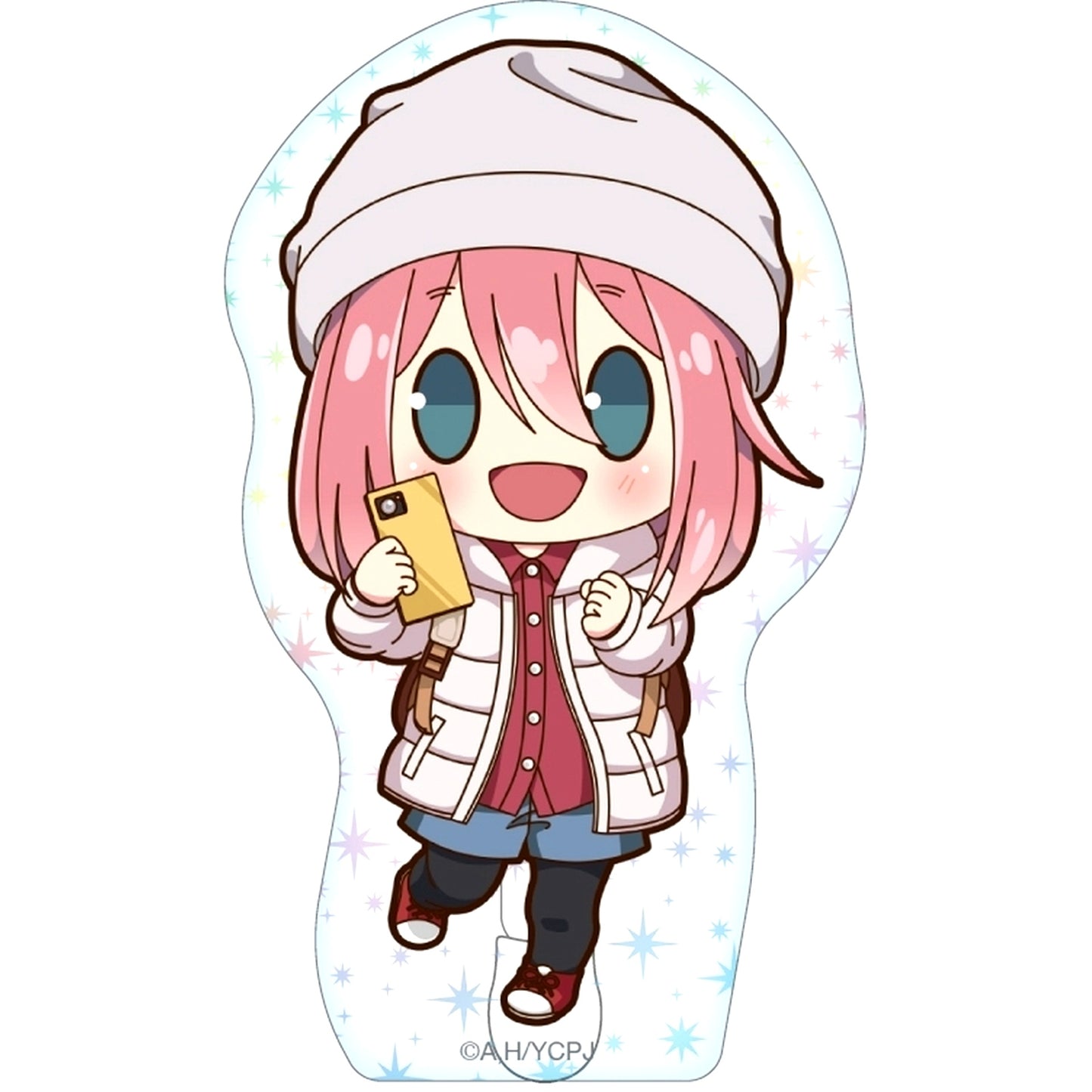 Nadeshiko Kagamihara Hologram Ver. Powakoron Series Dokosta Yuru Camp Season 3 [USED]