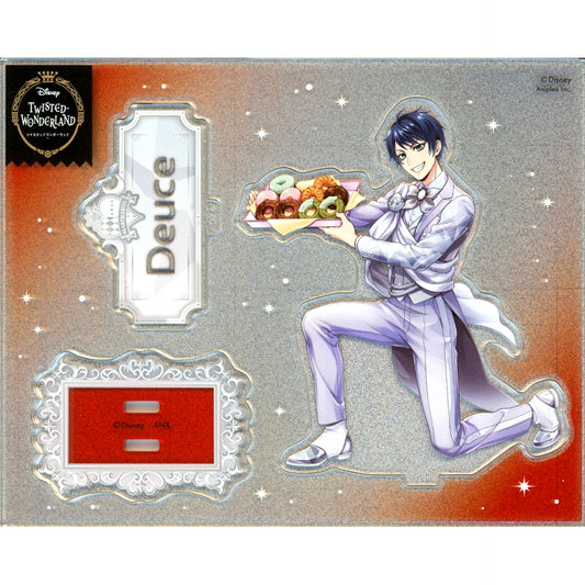Deuce Spade Disney Twisted-Wonderland Platinum Jacket Ver. Glitter Acrylic Stand [USED]