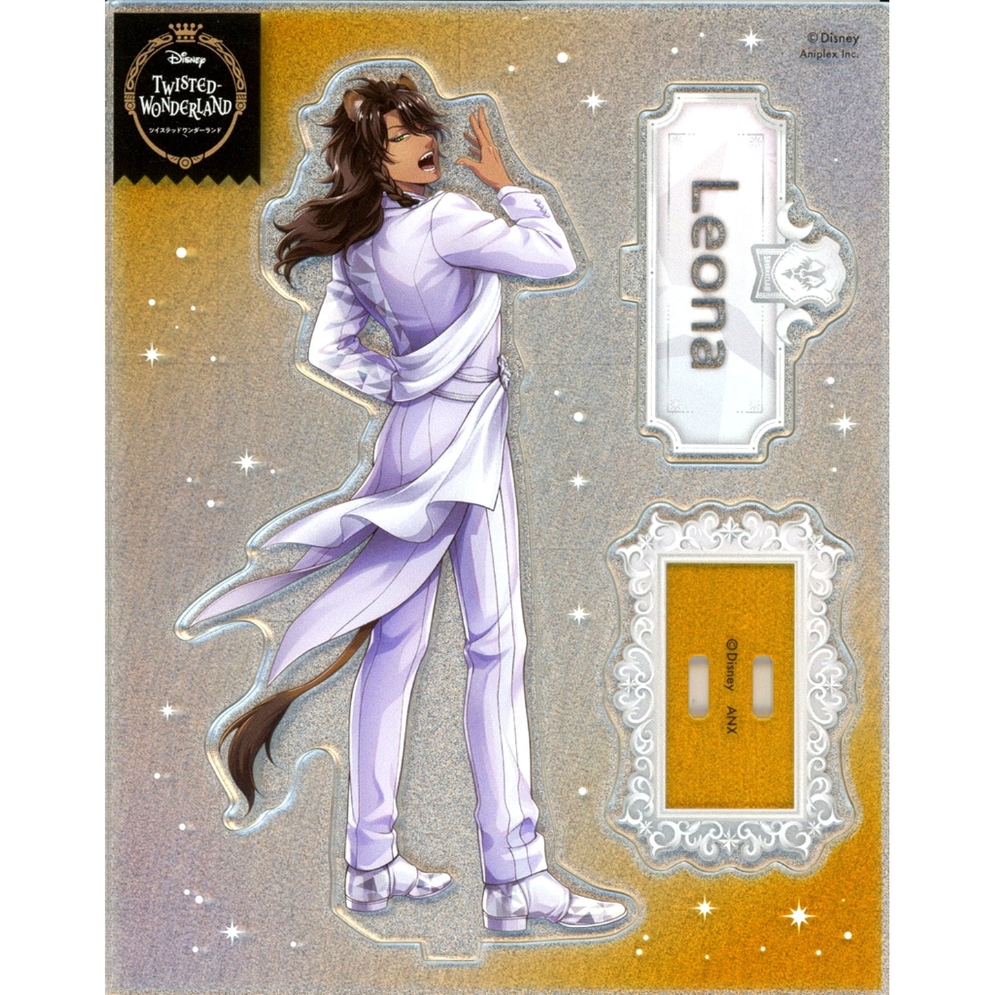 Leona Kingscholar Platinum Jacket Ver. Glitter Acrylic Stand Disney Twisted-Wonderland [USED]