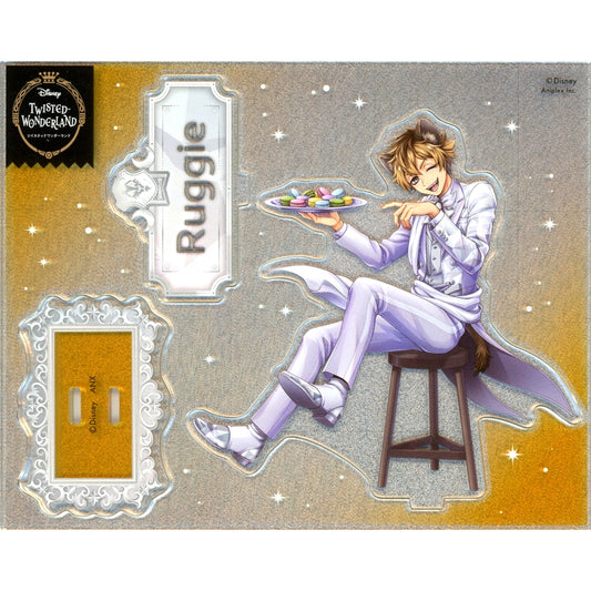 Ruggie Bucchi Disney Twisted Wonderland Platinum Jacket Ver. Glitter Acrylic Stand [USED]