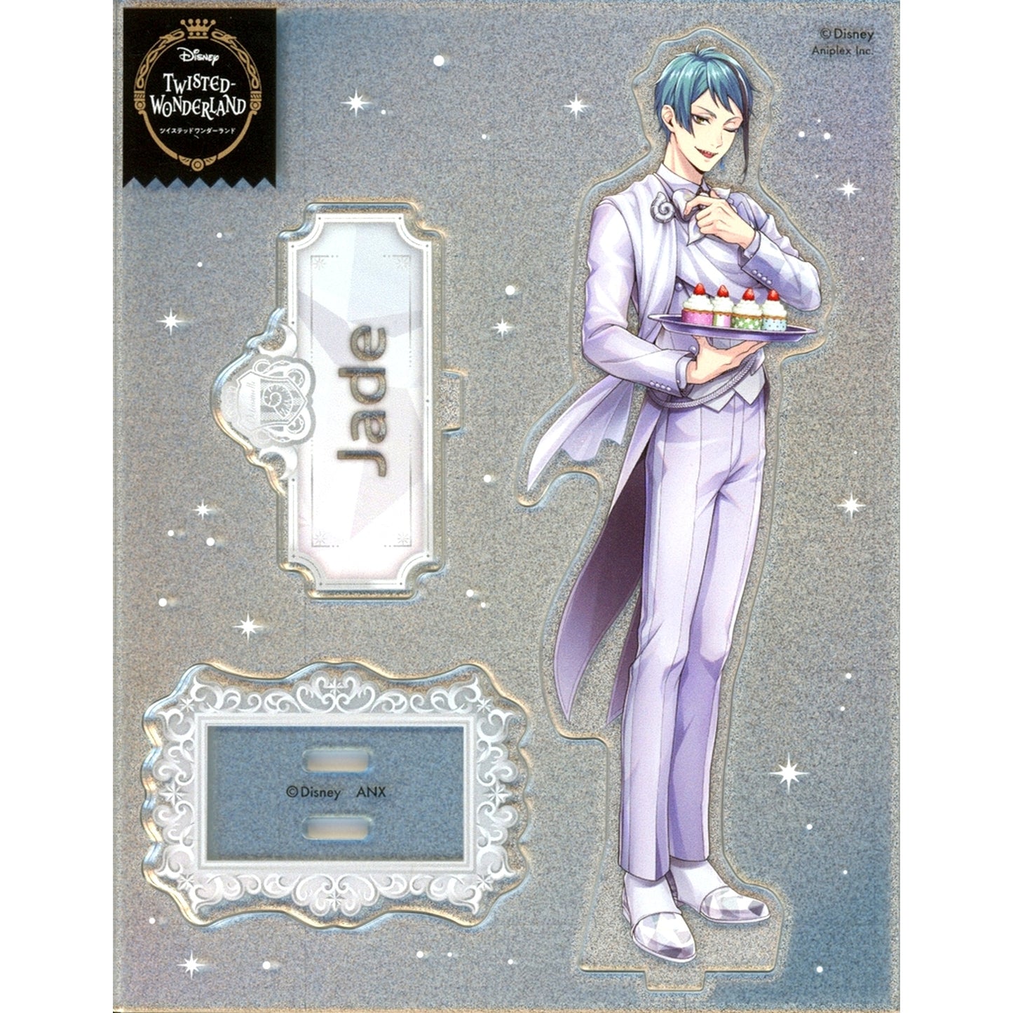 Jade Leech Platinum Jacket Ver. Glitter Acrylic Stand Disney Twisted-Wonderland [USED]
