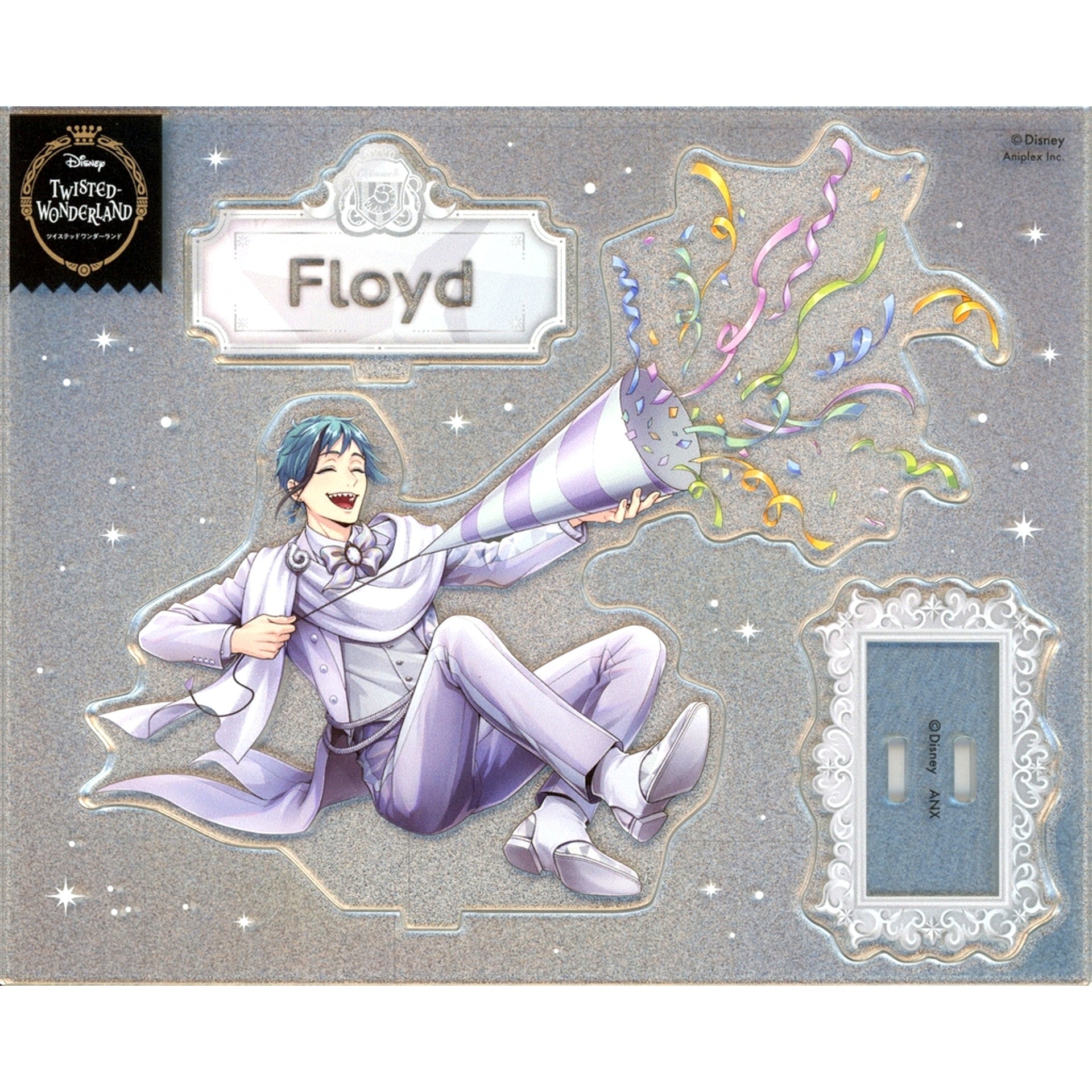 Floyd Leech Platinum Jacket Ver. Glitter Acrylic Stand Disney Twisted-Wonderland [USED]