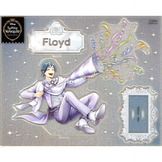 Floyd Leech Platinum Jacket Ver. Glitter Acrylic Stand Disney Twisted-Wonderland [USED]