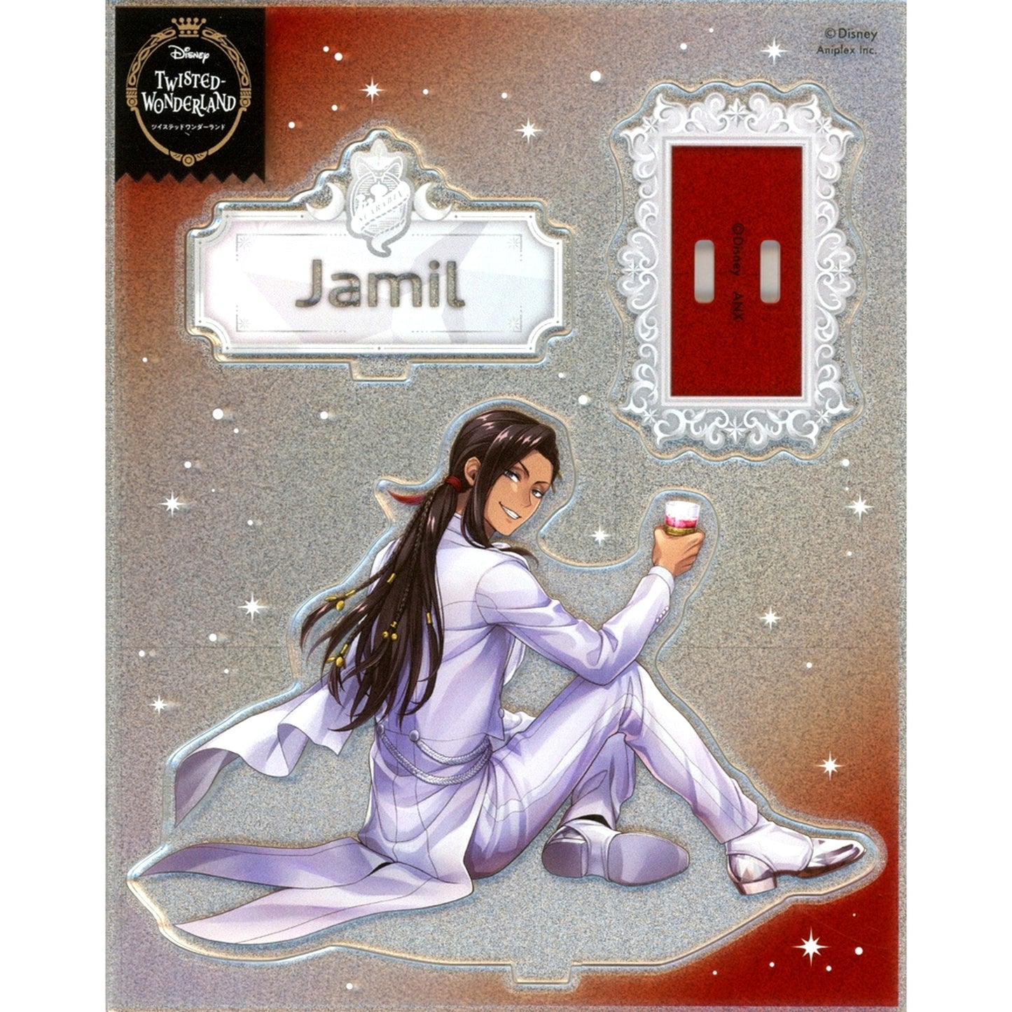 Jamil Viper Glitter Acrylic Stand Platinum Jacket Ver. Disney Twisted-Wonderland [USED]