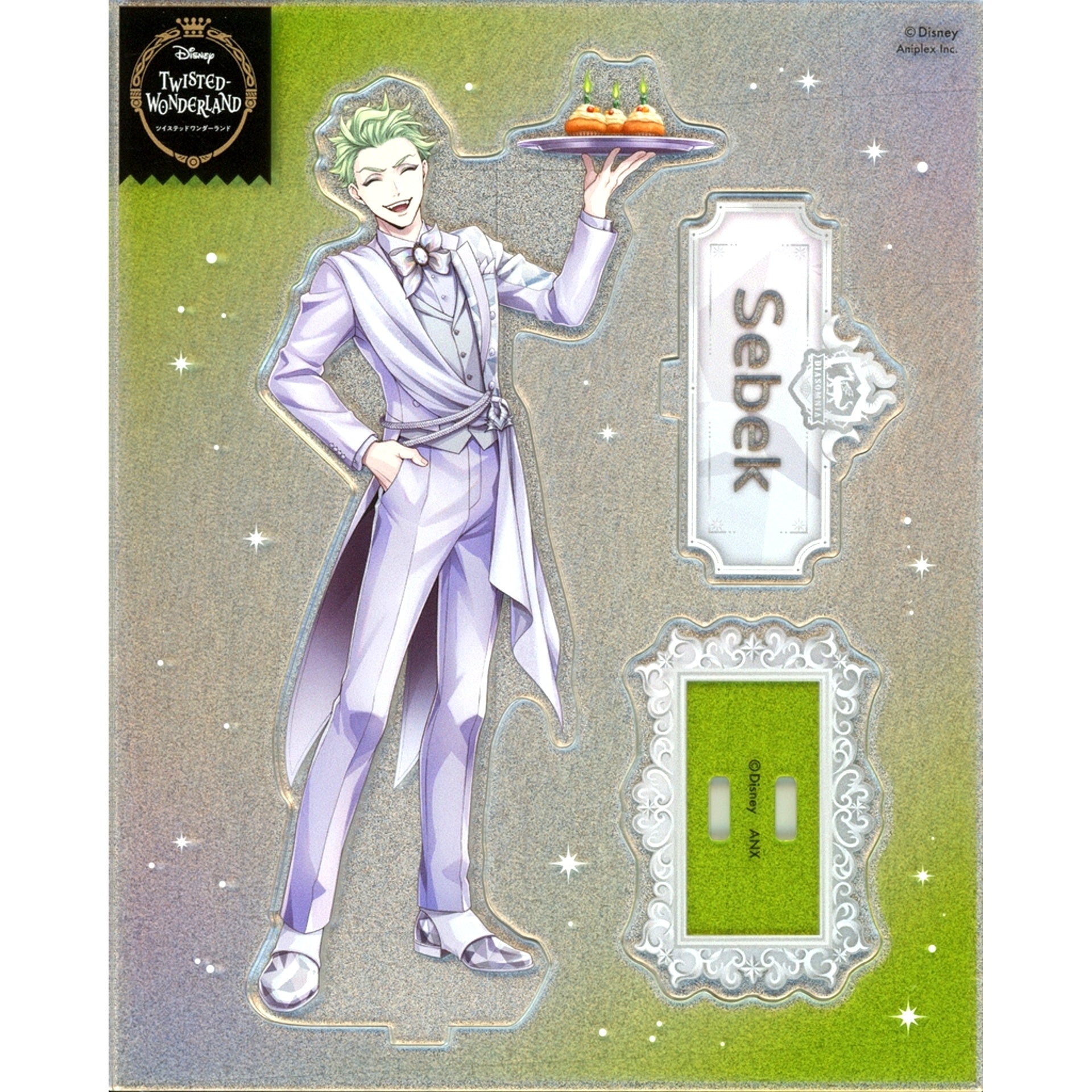 Sebek Zigvolt Platinum Jacket Ver. Glitter Acrylic Stand Disney Twisted-Wonderland [USED]