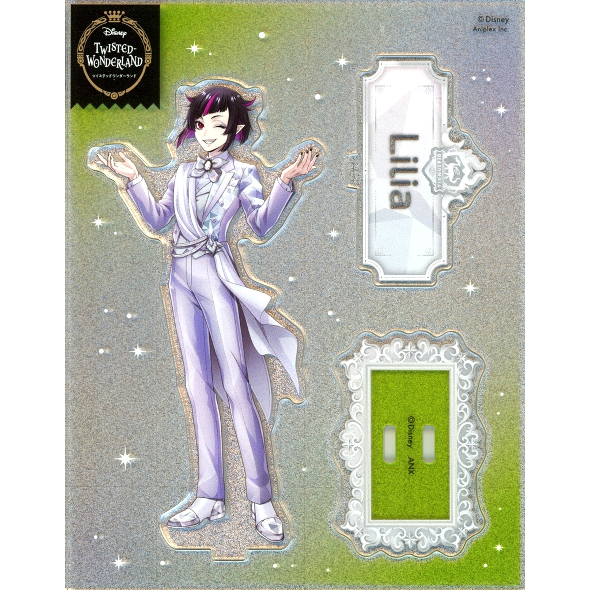 Lilia Vanrouge Platinum Jacket Ver. Disney Twisted-Wonderland Glitter Acrylic Stand [USED]