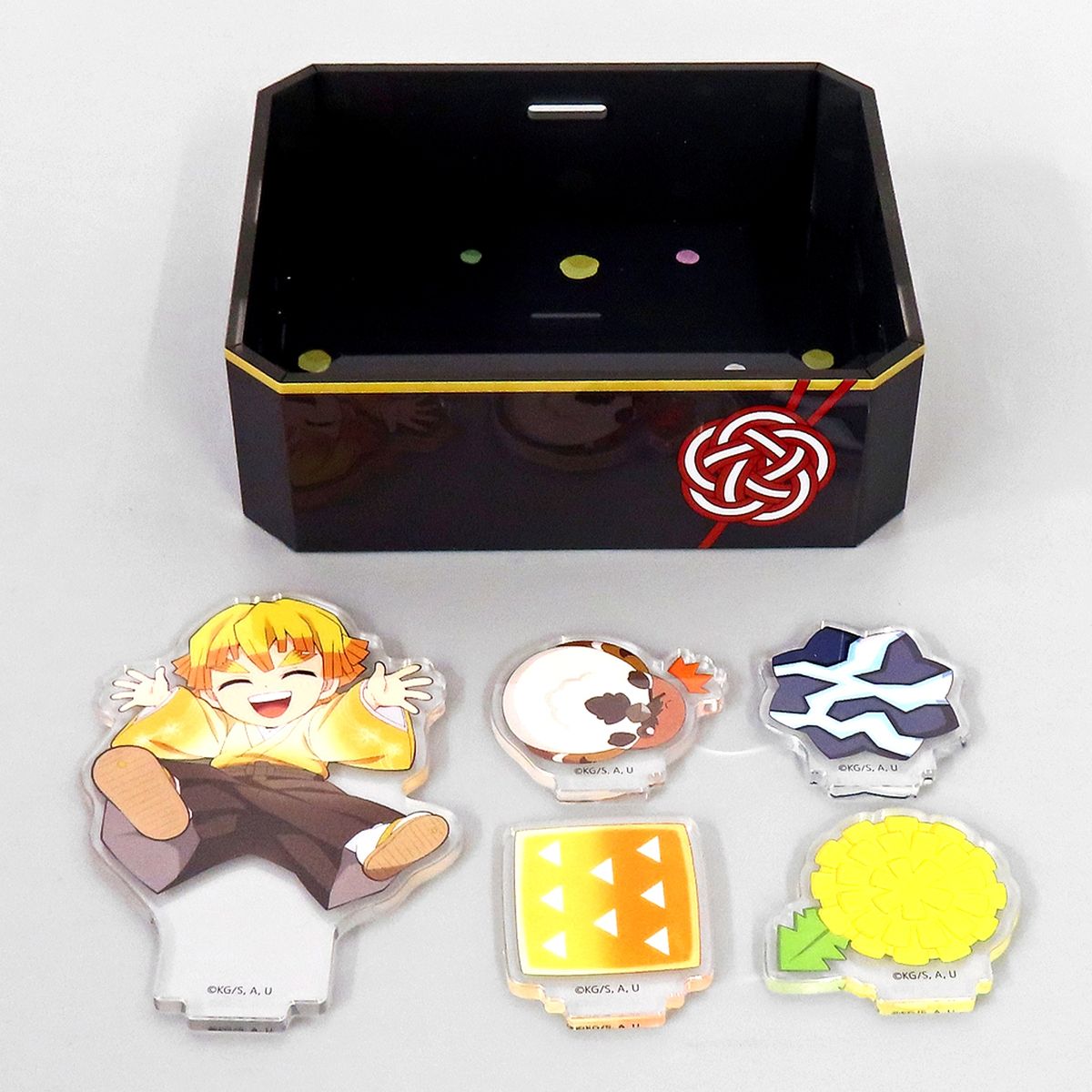 Zenitsu Agatsuma Demon Slayer: Kimetsu no Yaiba x ufotable Cafe Machi Asobi CAFE Birthday Festival 2024 3D Acrylic Stand [USED]