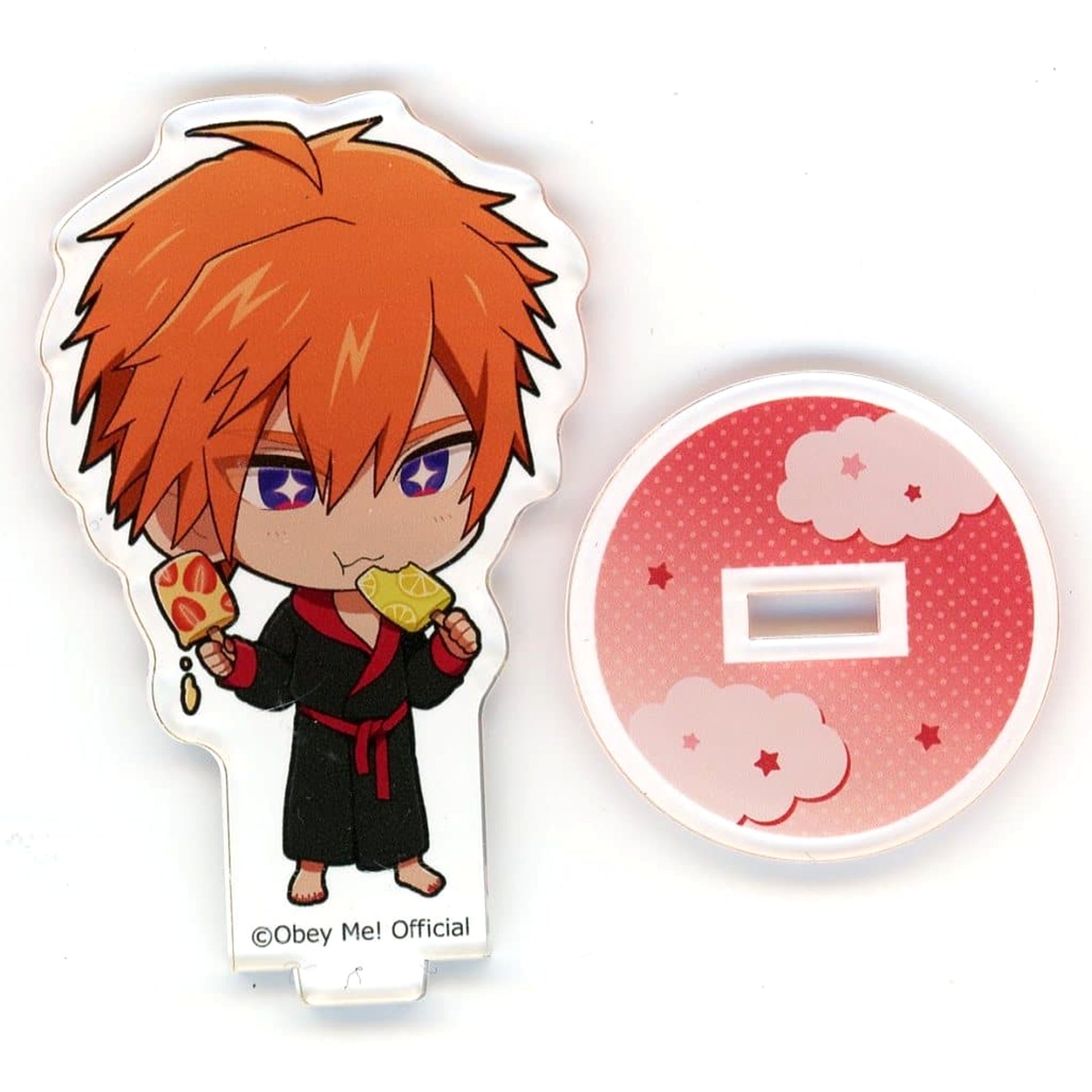 Obey Me POP-UP STORE Happy 1st Devil Day TOUR Beelzebub Mini Character Trading Acrylic Stand Acrylic Stands [USED]
