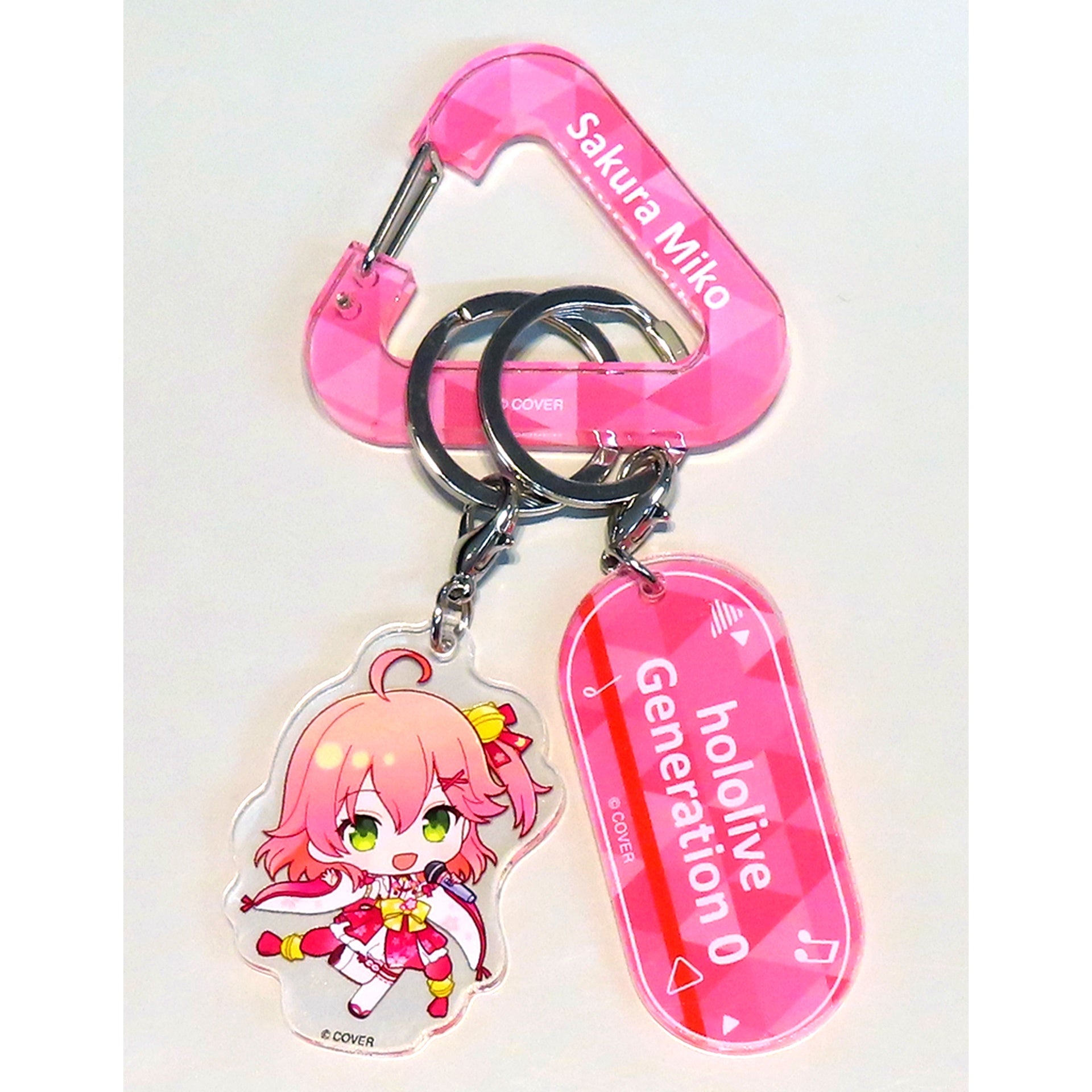 Sakura Miko Hololive holo mini Vocal Series Gen 0 Carabiner Charm [USED]
