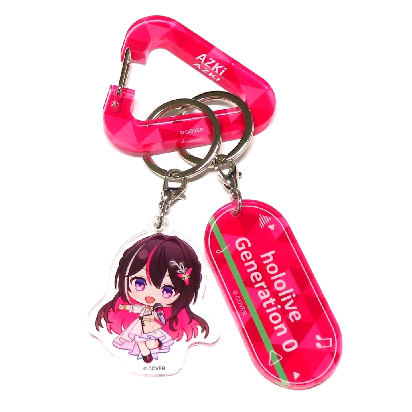 AZKi Hololive Holo mini Vocal Series Gen 0 Carabiner Charm [USED]
