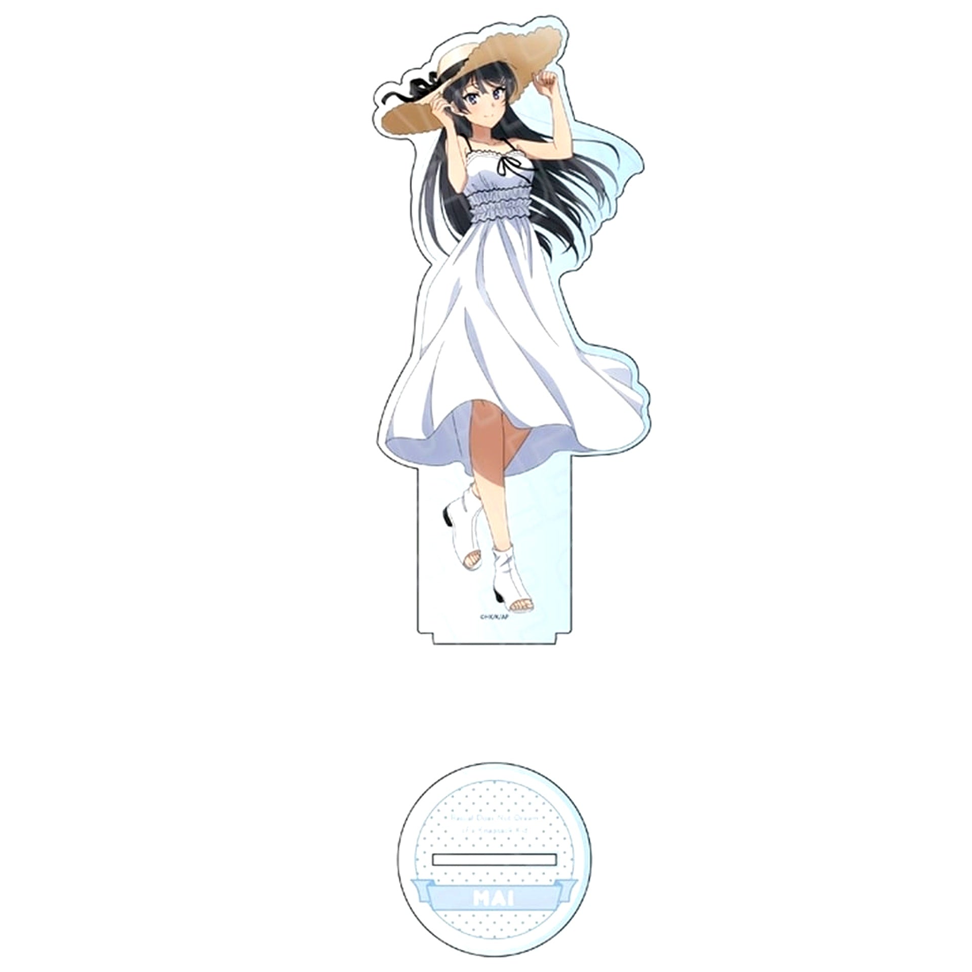 Mai Sakurajima Big Acrylic Stand Straw Hat Ver. Rascal Does Not Dream of a Knapsack Kid Pop Up Shop [USED]