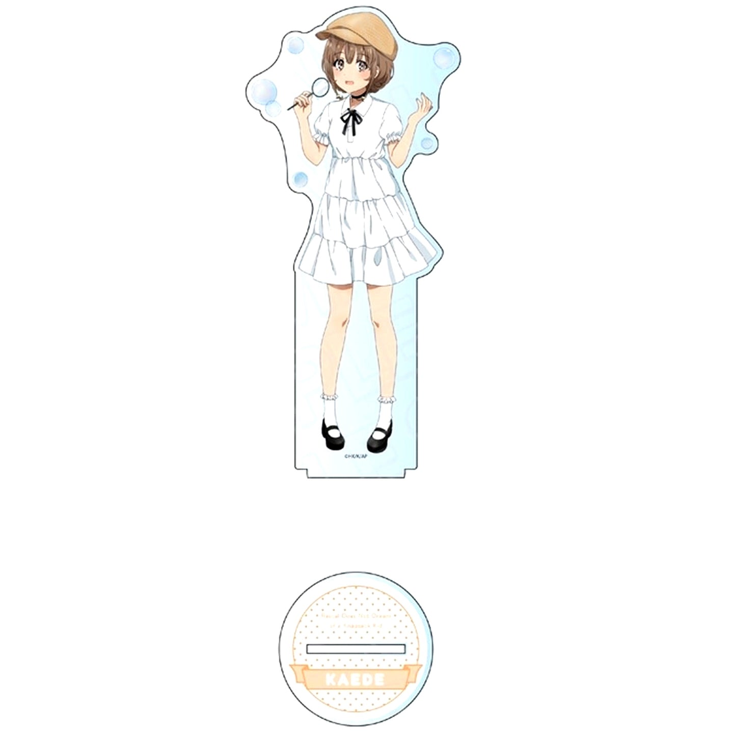 Kaede Azusagawa Big Acrylic Stand Straw Hat Ver. Rascal Does Not Dream of a Knapsack Kid Pop Up Shop [USED]
