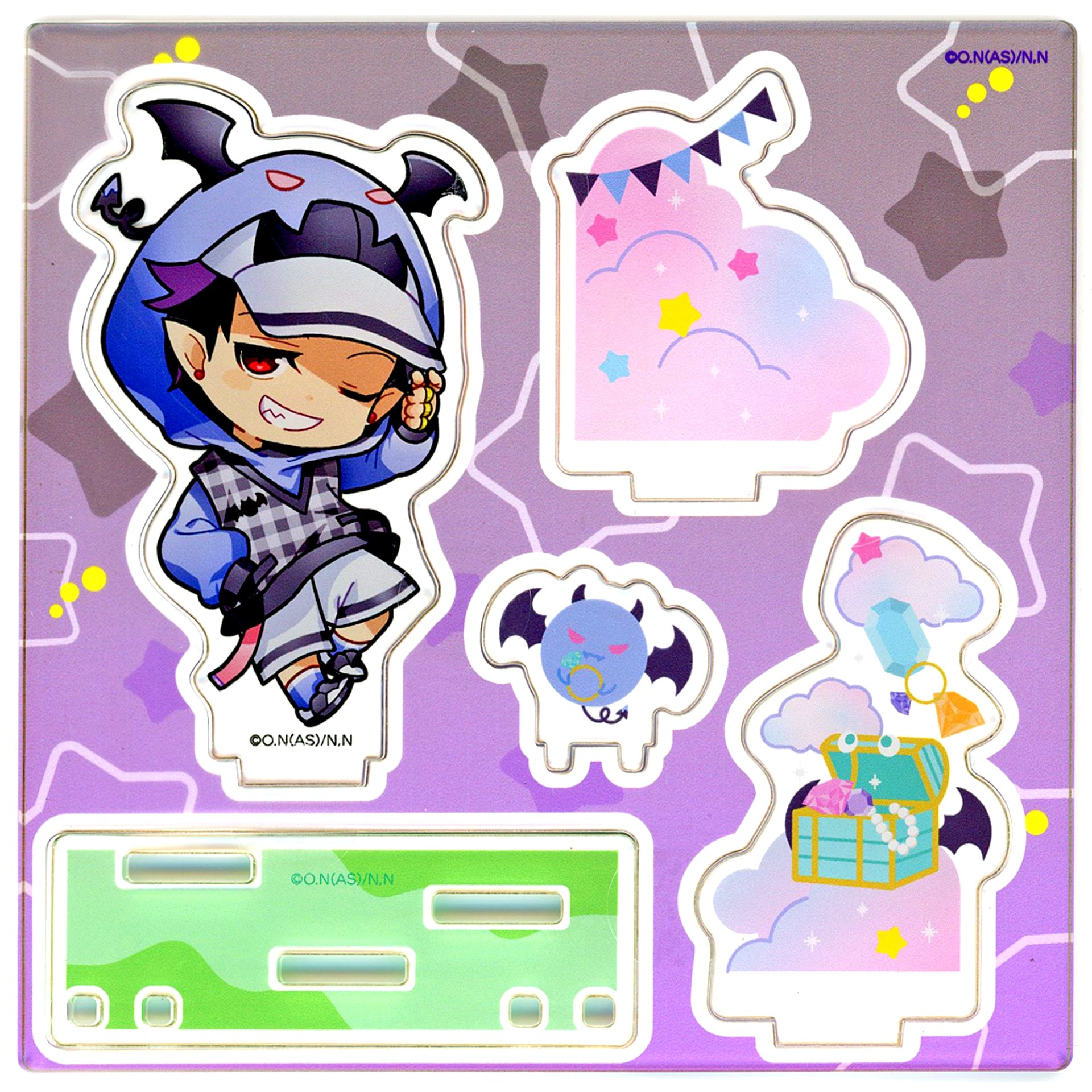 Andro M Jazz Daikichi 07 Welcome to Demon School! Iruma-kun Devikawa Hoodie Style Acrylic Diorama Marukuji [USED]